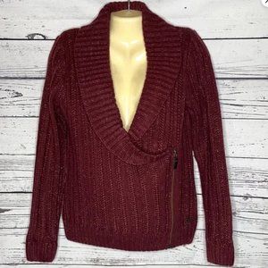 Harley Davidson 06/2016 Moto Knit Cardigan (wine)